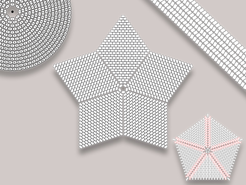 Seed Bead Graph Paper