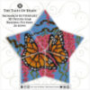 Monarch butterflies peyote star beading pattern preview