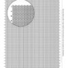 Printable beading graph paper for 2-drop peyote stitch