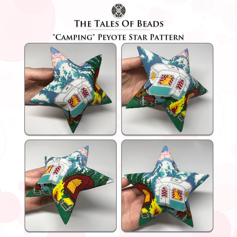peyote star camping pattern