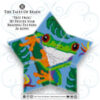 peyote star with a frog bead pattern preview