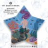 3D peyote star with a mermaid beading pattern preview