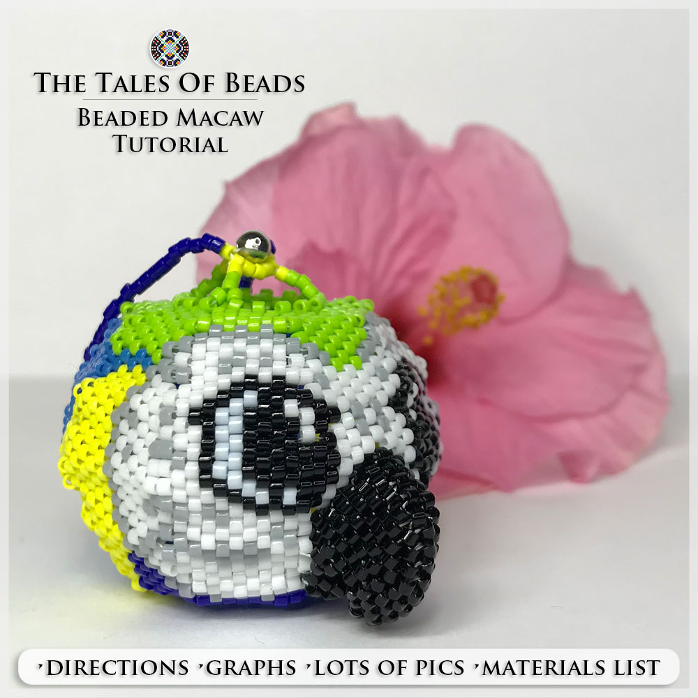 Handmade bird ornaments from Macaws & Cockatoo PDF pattern