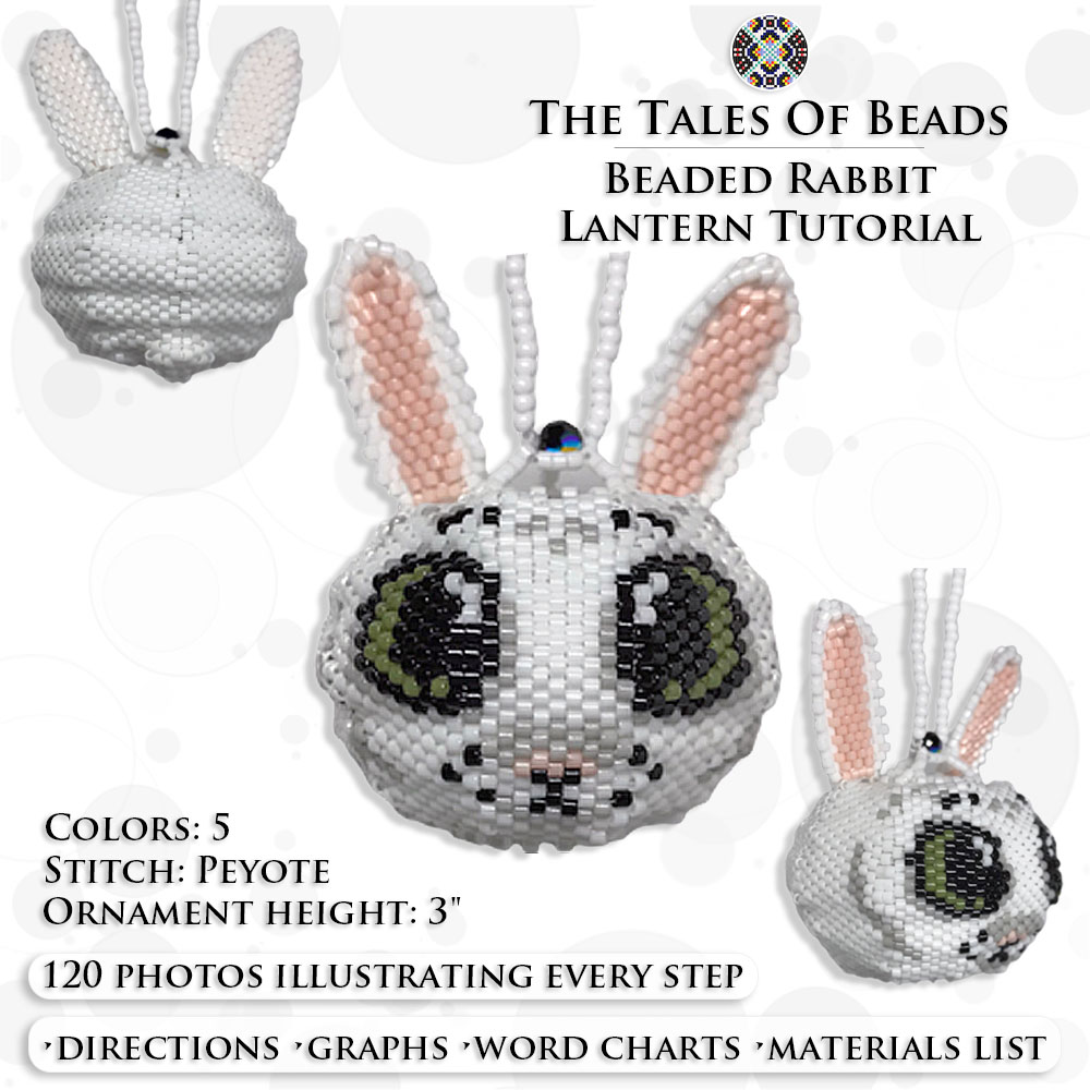 Rabbit Beading Tutorial - Easter Bunny - Beaded Animals Patterns