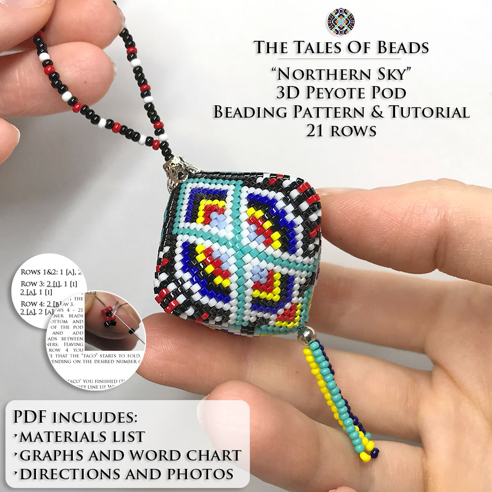 Peyote pod with a tribal ornament held in hand for scale