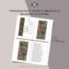 Khokhloma peyote cuff beading pattern PDF preview
