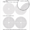 preview of circular brick stitch beading graphs for actual size Miyuki Delica 8/0