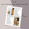Klimt inspired loom cuff beading pattern PDF file preview