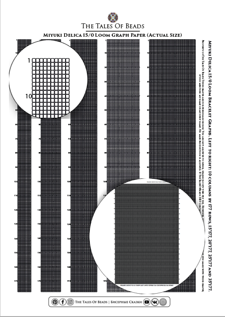 miyuki-dbs-beading-graphs-loom Printable beading graphs for loom or square stitch