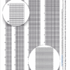 Printable beading graphs for loom or square stitch