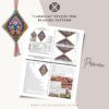 Peyote pod tutorial PDF preview with graphs, word chart and instruction photos
