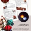 A glowing round beaded lantern beading tutorial contents preview