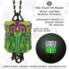 Glowing vs non-glowing peyote lanterns shown in one image