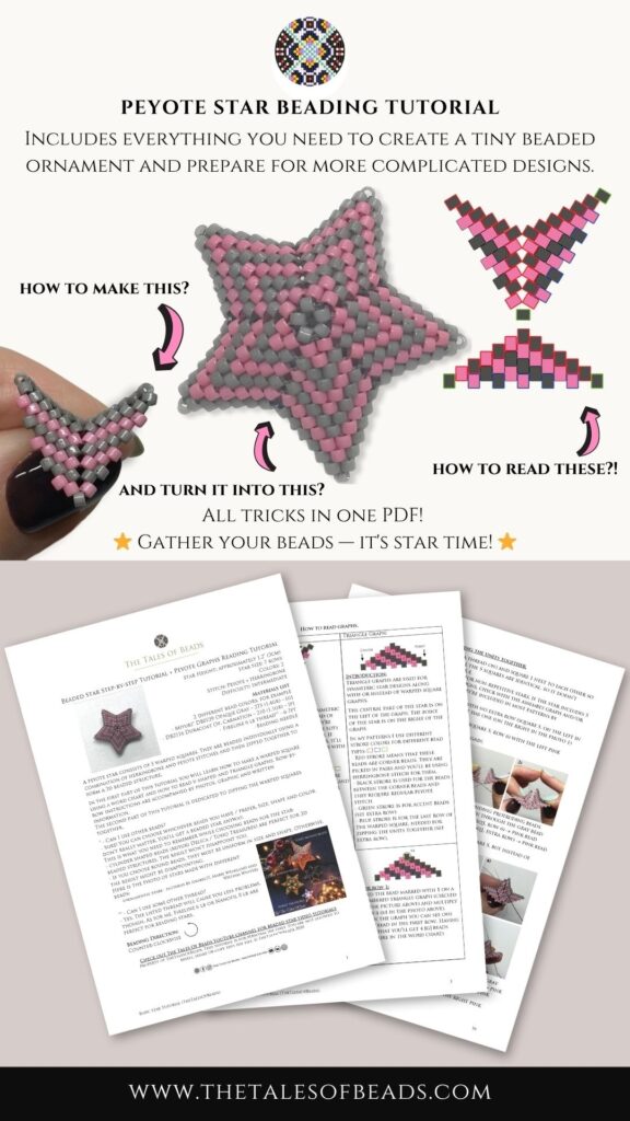 Preview from the Peyote Star PDF tutorial