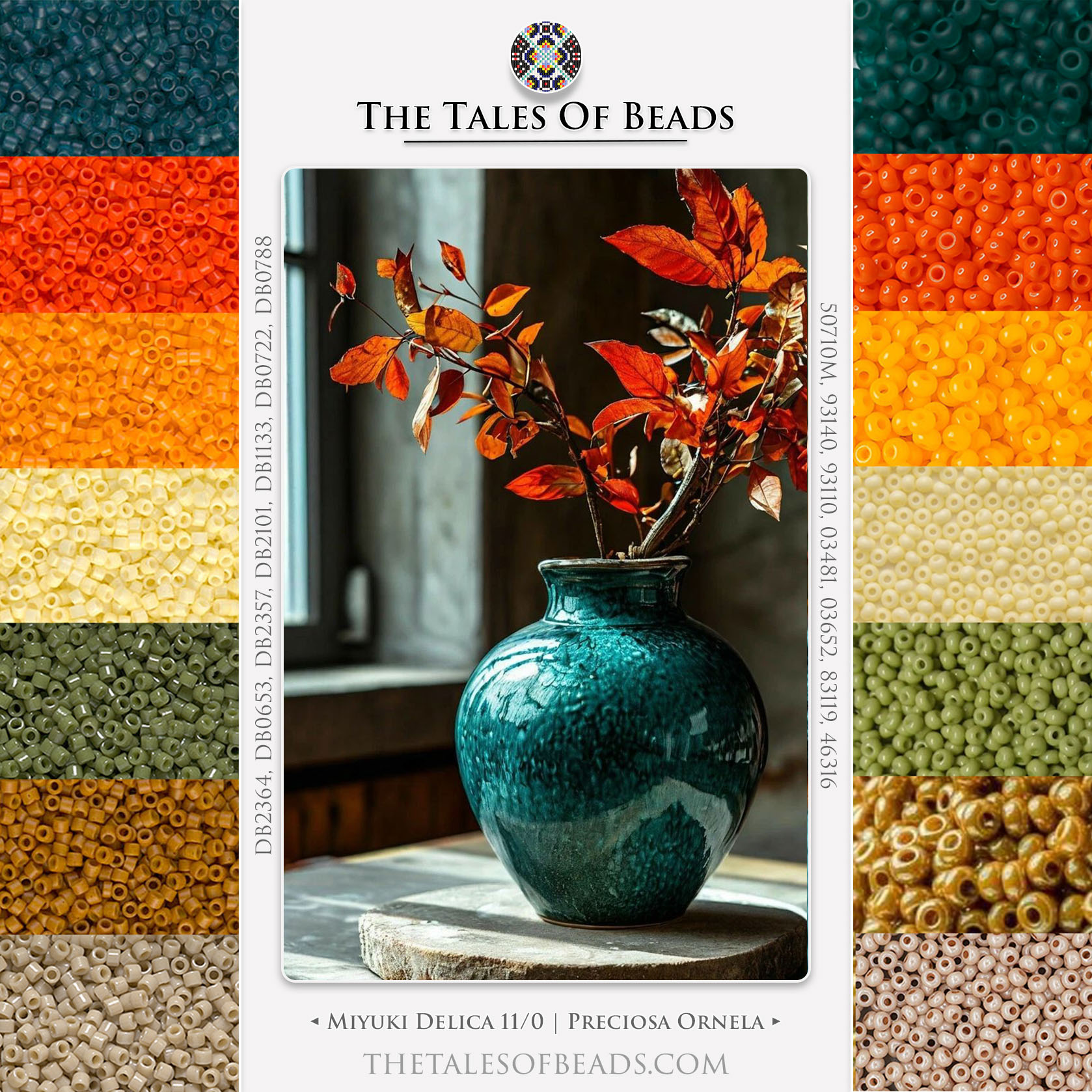 🍂 3 Fall Color Palettes for Your Next Beading Project - The Tales Of Beads