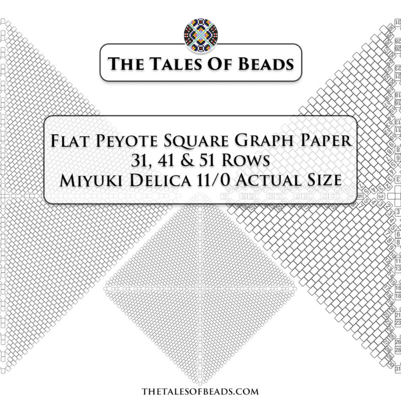 Flat Peyote Square Beading Graphs Preview