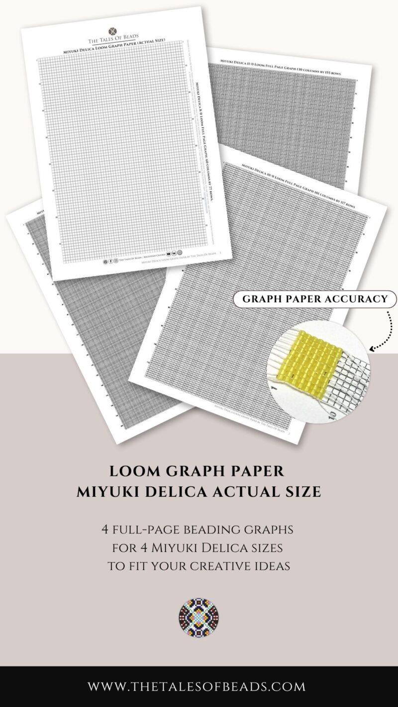 loom-beading-graphs-actual-size Beading graphs for loom beading - Miyuki Delica actual size
