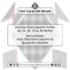 Peyote pod graph paper for beading