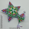 2 matching beaded ornaments with floral motif PDF patterns in one bundle