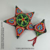 2 matching beaded ornaments with floral motif PDF patterns in one bundle