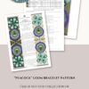 Cuff beading pattern with a peacock motif preview